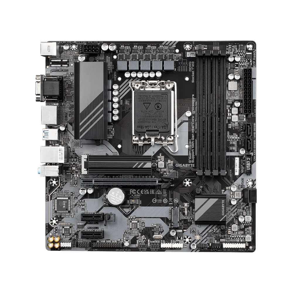 Gigabyte Motherboard  B760M DS3H DDR5 For INTEL 14th | 13th | 12th Gen view 2